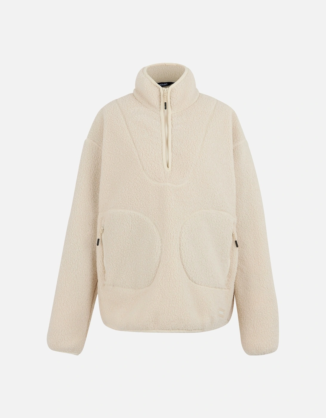 Womens/Ladies Frankie Abstract Borg Half Zip Fleece Jacket, 6 of 5