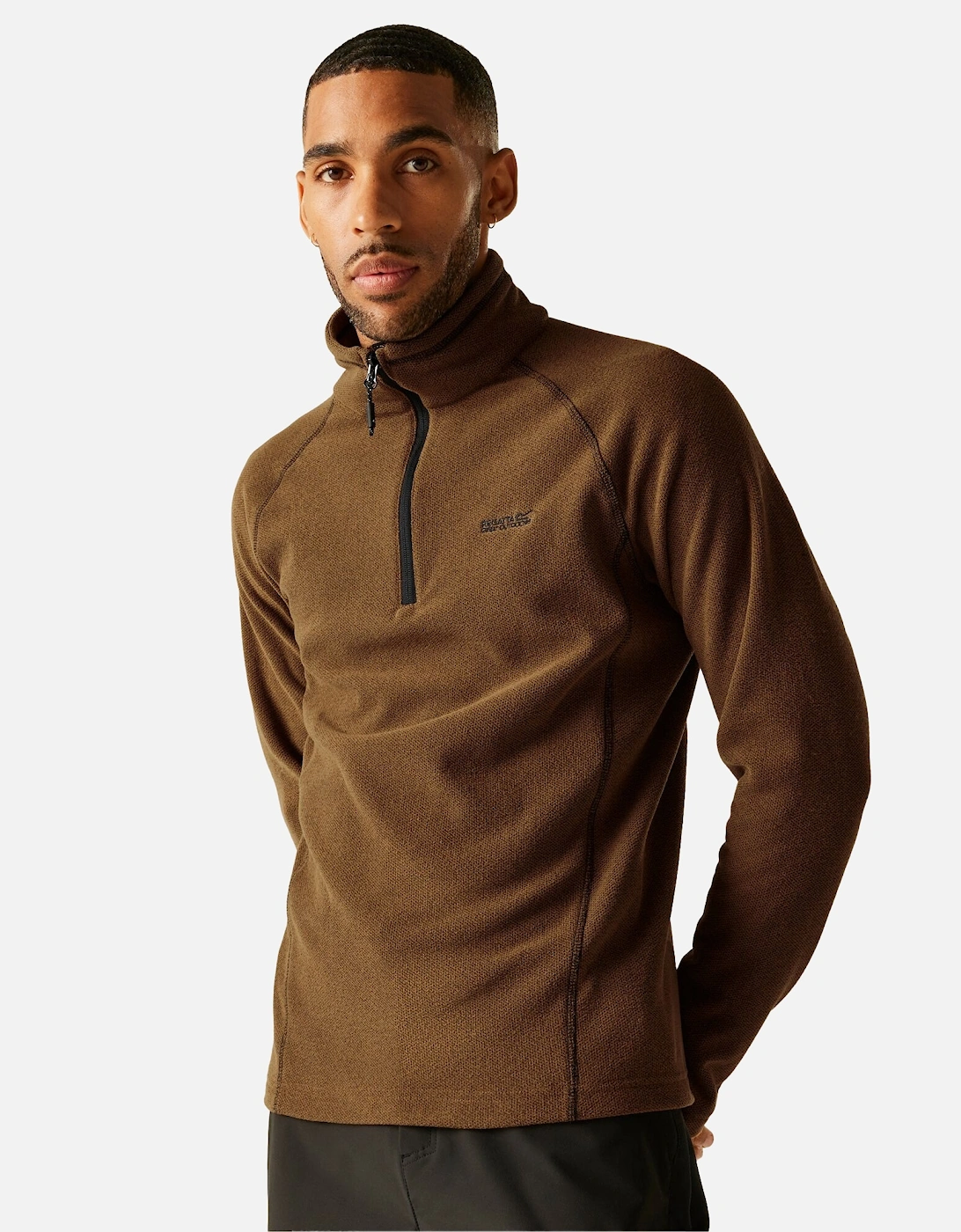 Great Outdoors Mens Kenger Half Zip Honeycomb Fleece
