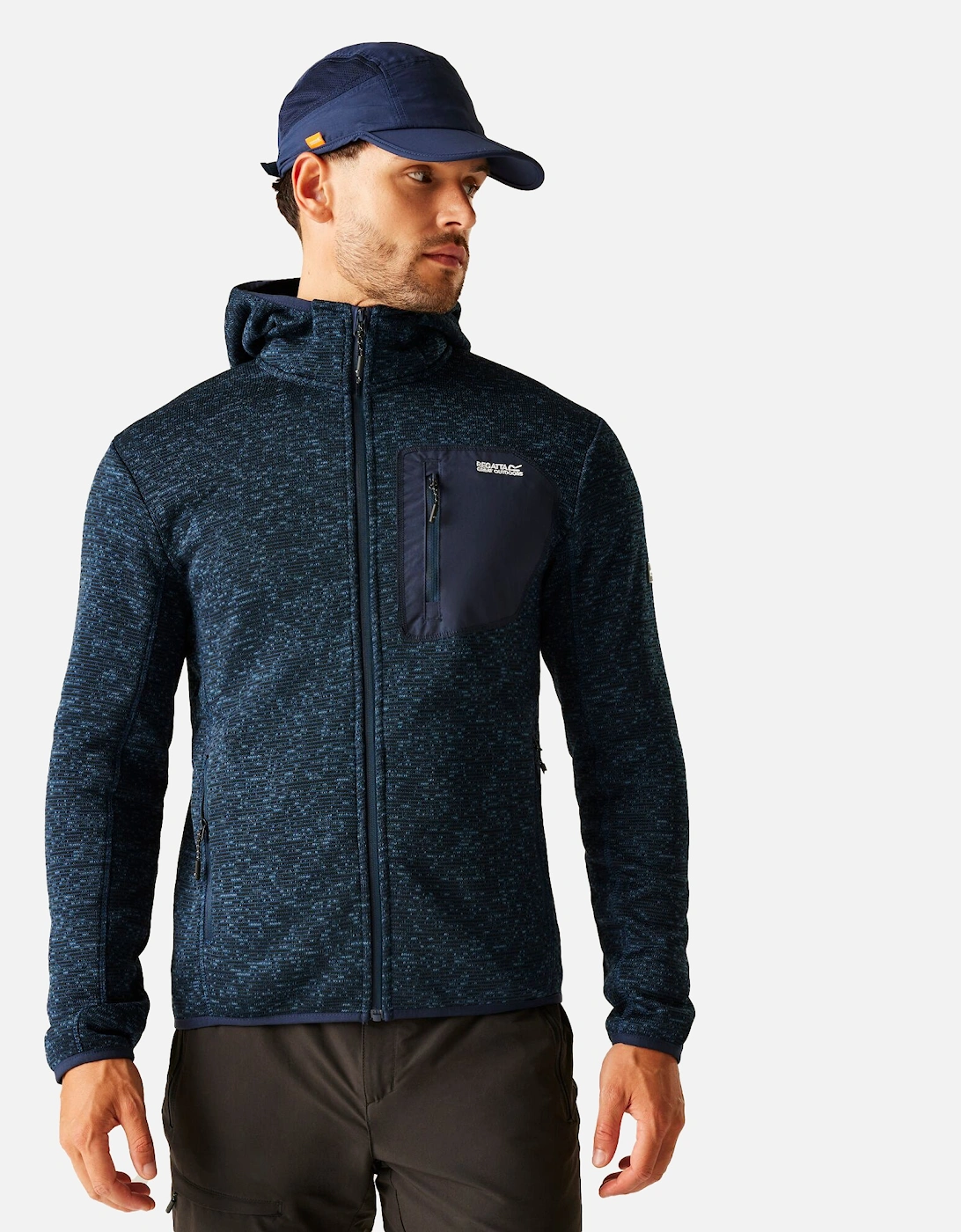 Mens Newhill Marl Full Zip Fleece Jacket