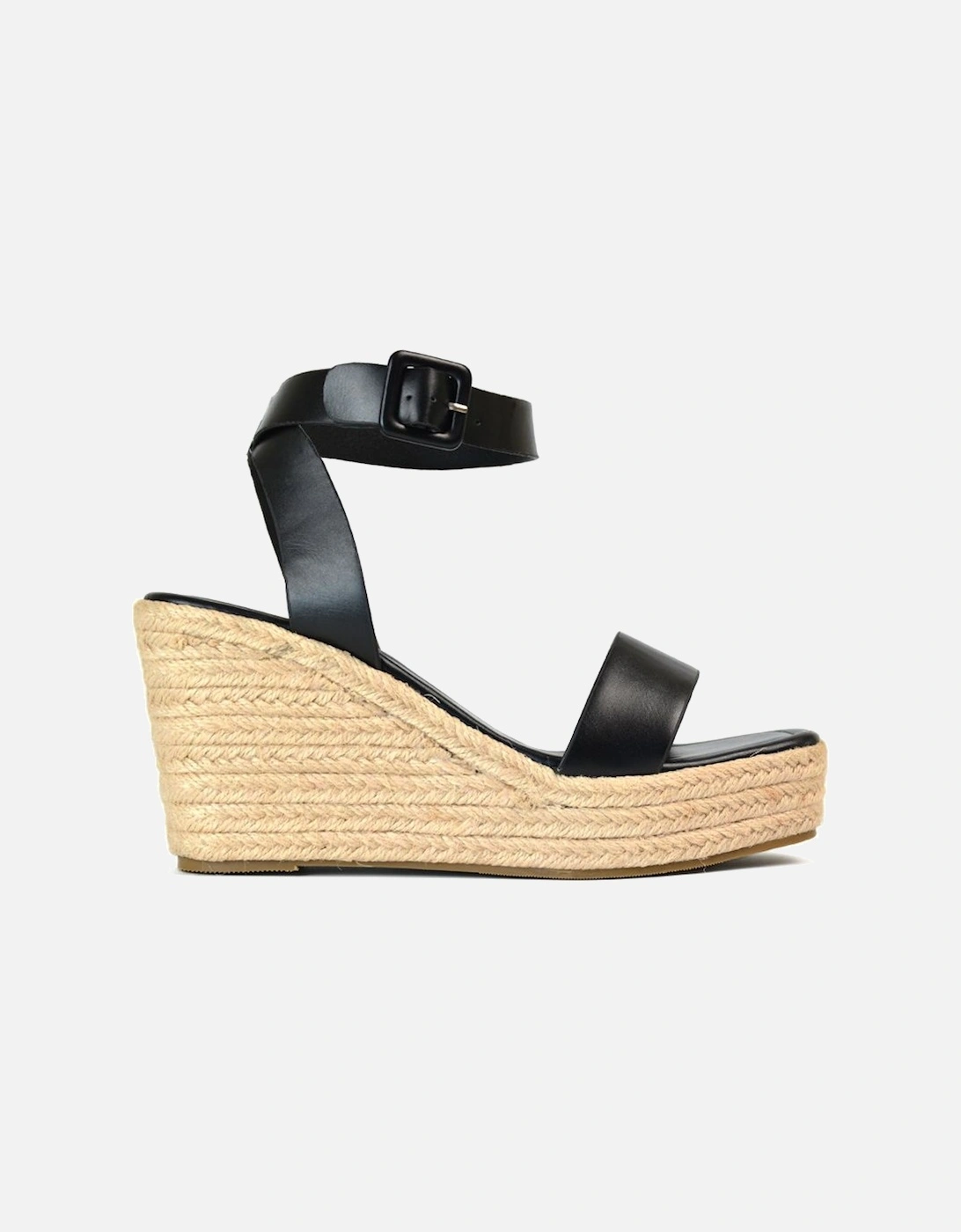 'Linda' Strappy Platform Woven Wedge Heel Sandals, 2 of 1