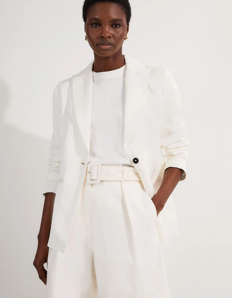 Viscose Linen Tailored Walking Short