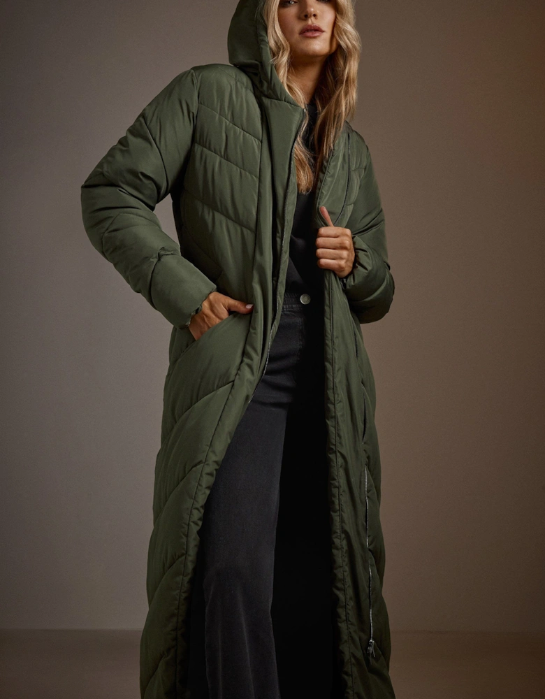 Tall Padded Longline Coat