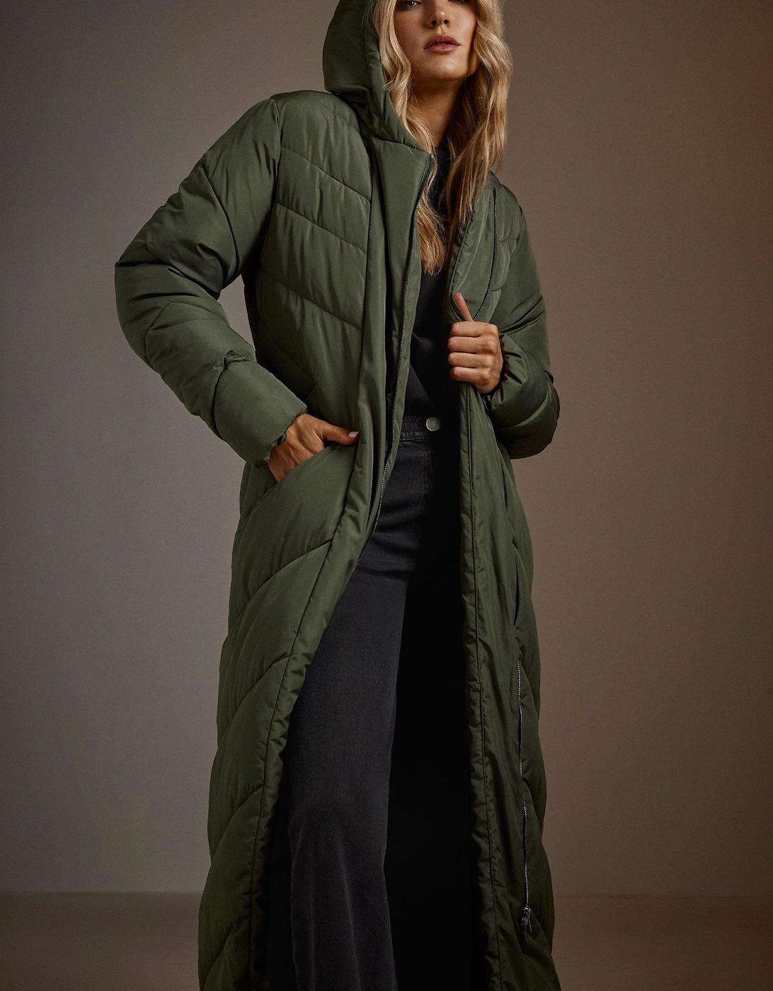 Tall Padded Longline Coat, 2 of 1
