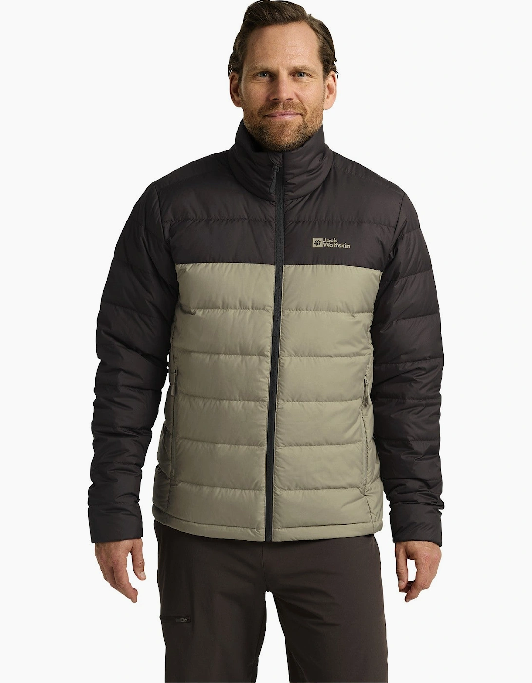 Jack Wolfskin Men's Jack Wolfskin Mens Ather Down Padded Jacket - Cream