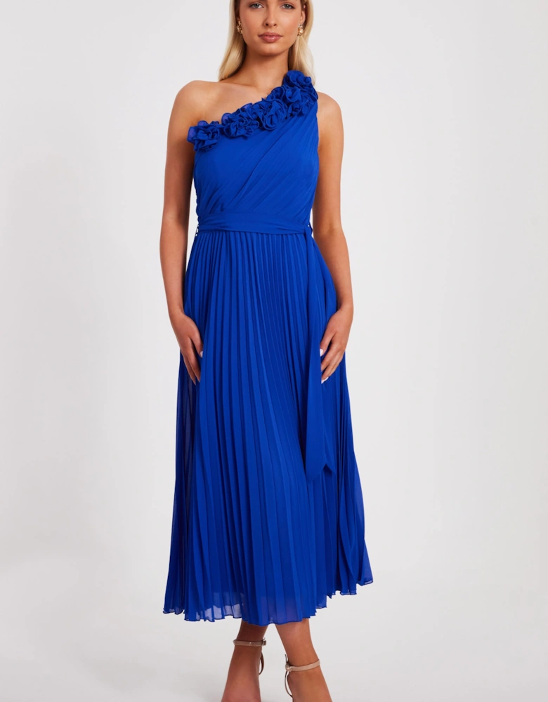 Royal Chiffon Midaxi Dress