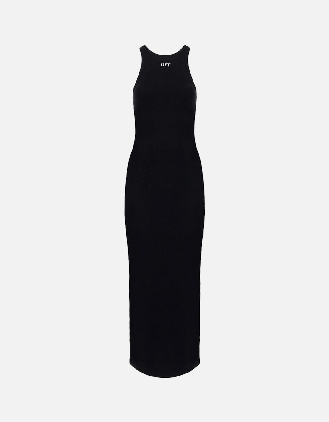 Basic Ribbed Black Dress, 2 of 1