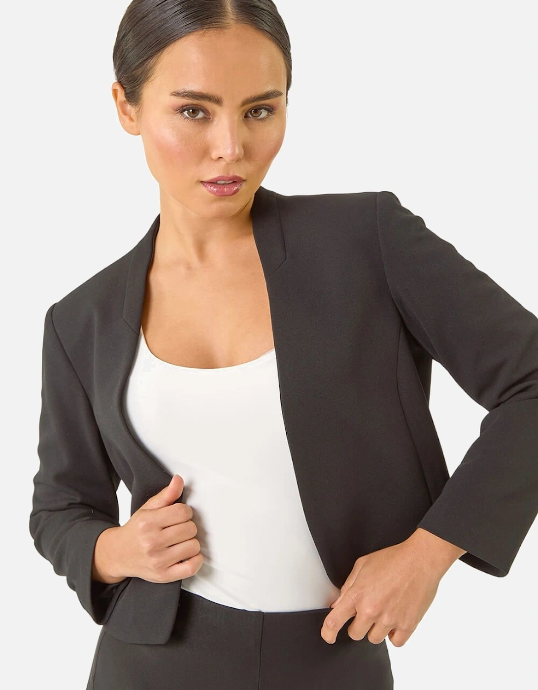 Petite Stretch Bolero Jacket, 2 of 1