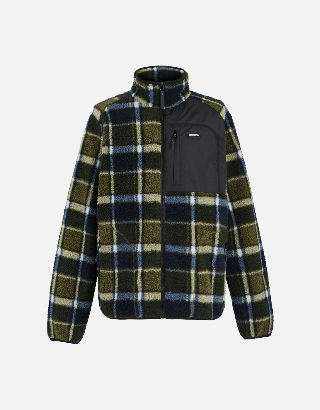 Mens Frankie Borg Fleece Jacket, 6 of 5