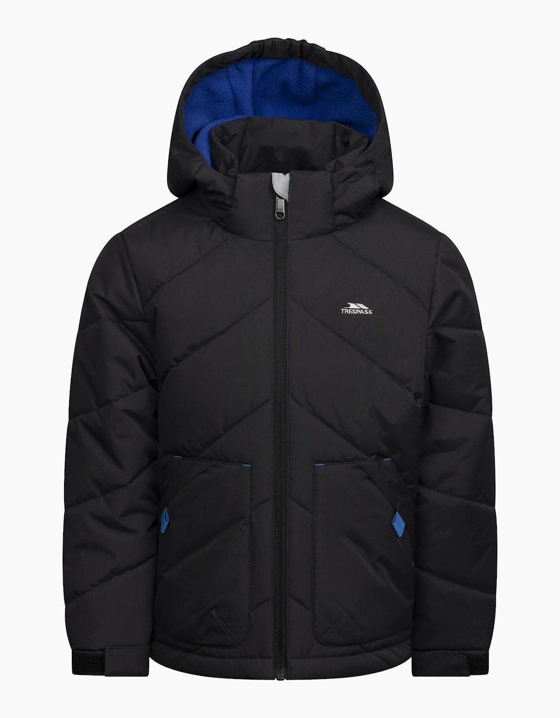 Trespass Boys Black 'S Ryssa Logo Jacket  9 Years/10 Years Size 9-10 Years Kids