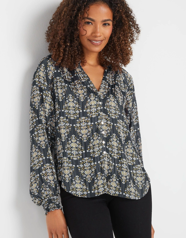 Floral Print Blouse