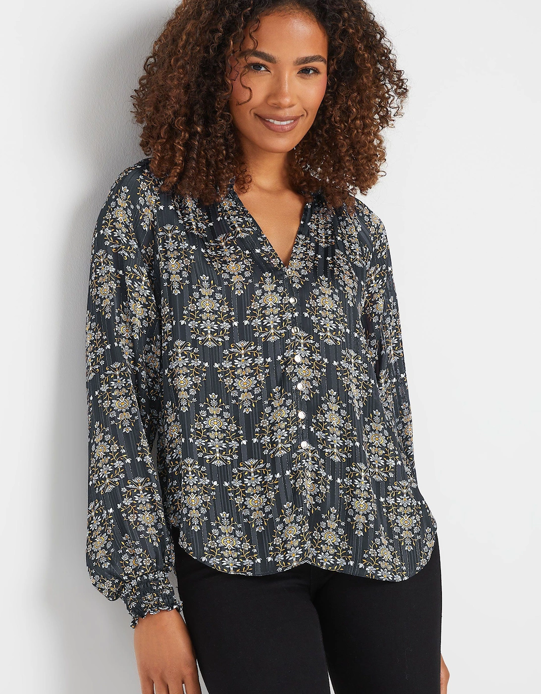 Floral Print Blouse, 2 of 1