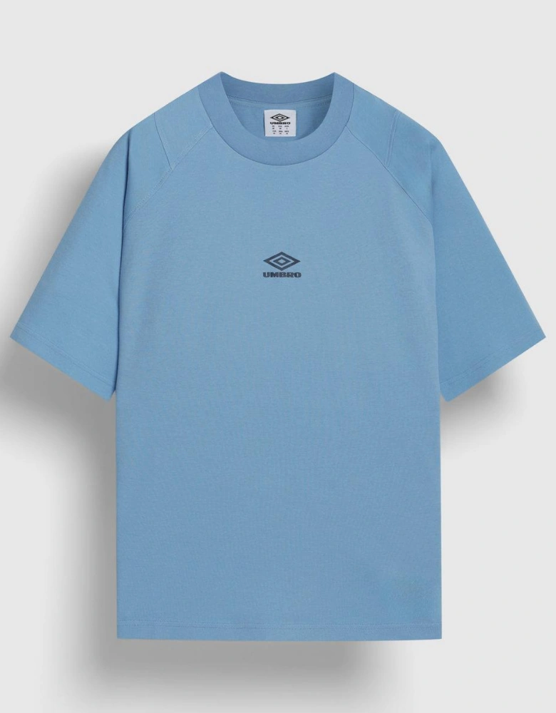 Mens Washed Crew Neck Boxy T-Shirt