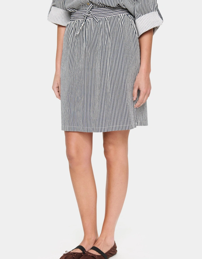 ZalindaSZ High Waisted Stripe Skirt Striped