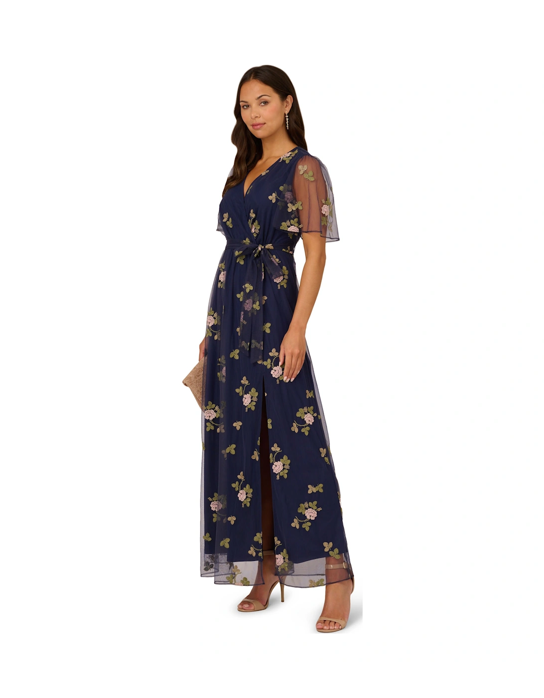 Embroidered Maxi Dress, 2 of 1