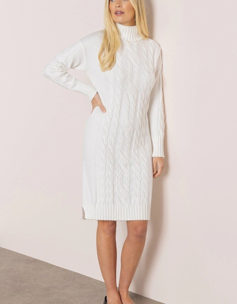 Roll Neck Jumper Dress