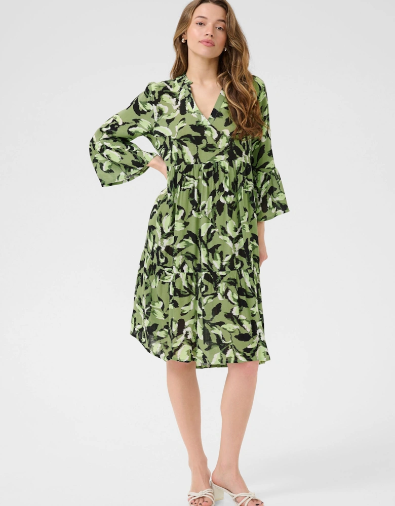 KAedita Amber 3/4 Sleeve Midi Dress