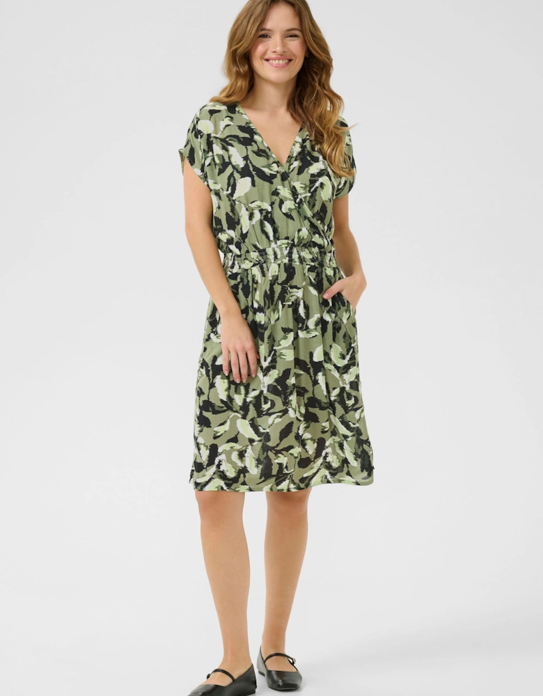 KAjenn V-Neck Short Sleeve Dress