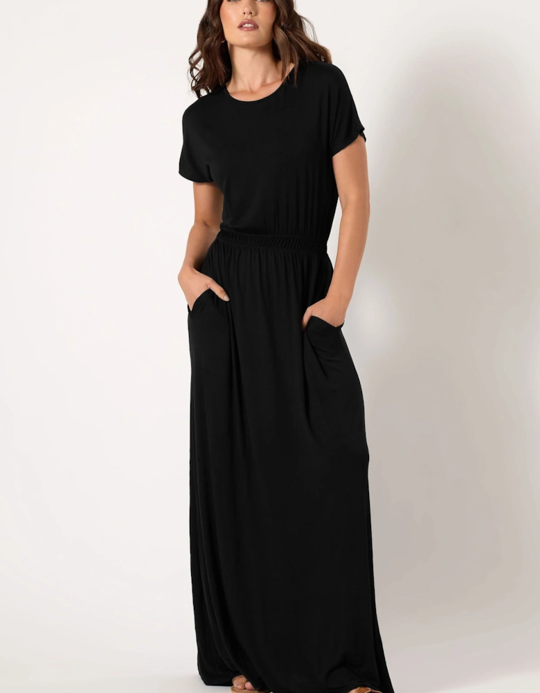 Tall Shirred Waist Maxi Dress