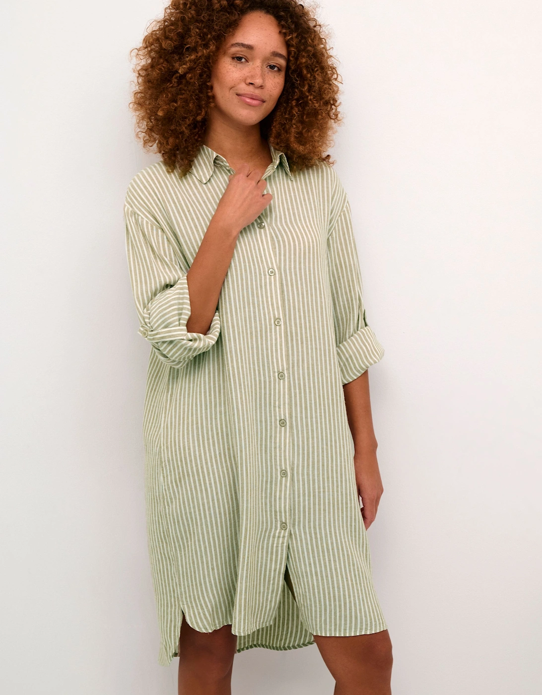 Milia Mid-Thigh Length Shirt Dress, 2 of 1