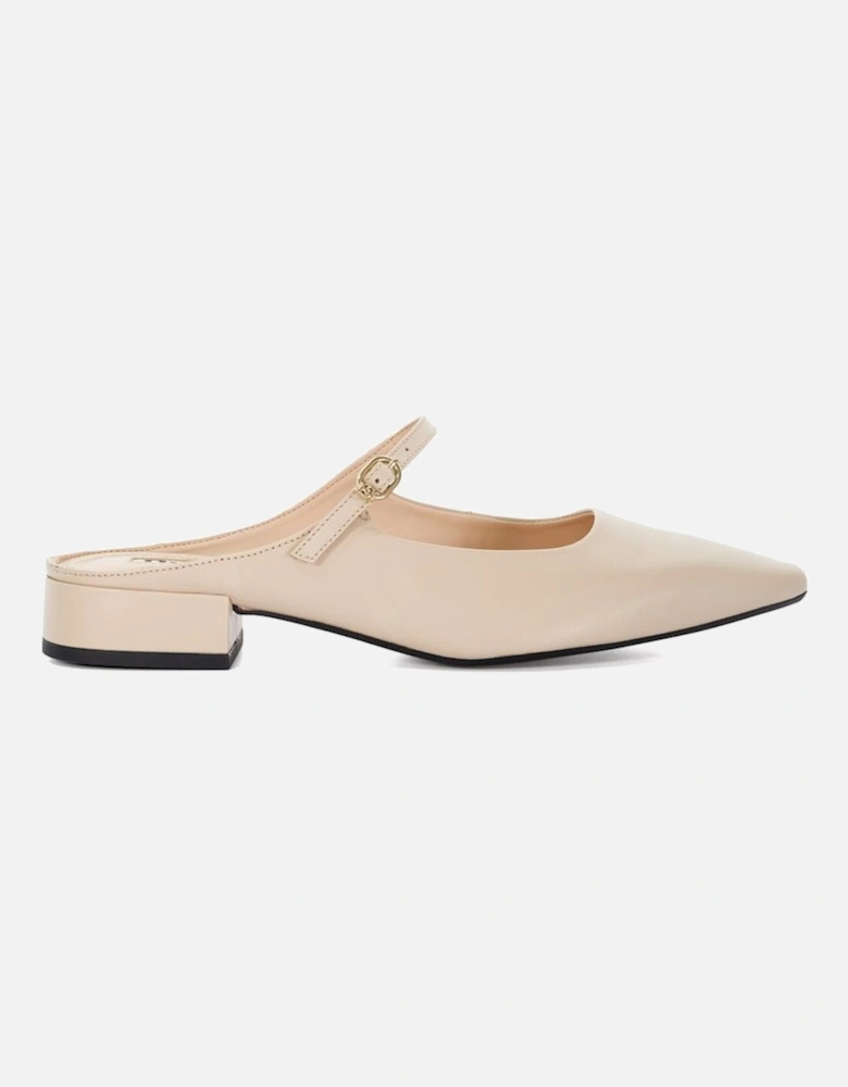 'Hints' Leather Mules