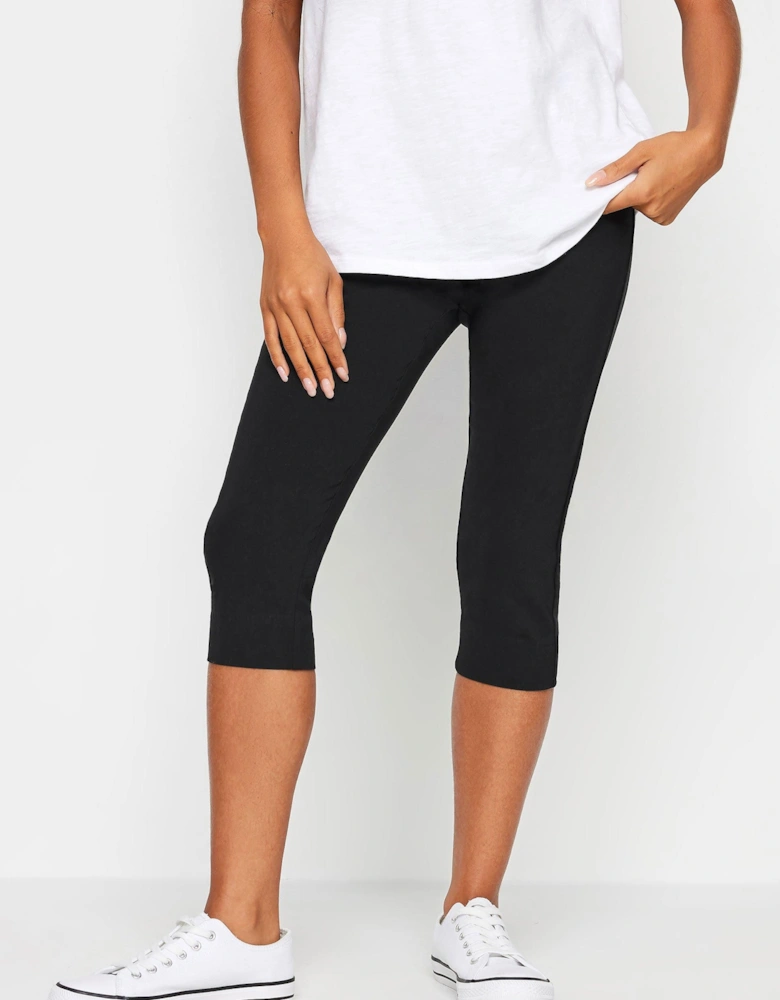 Petite Cropped Bengaline Trousers