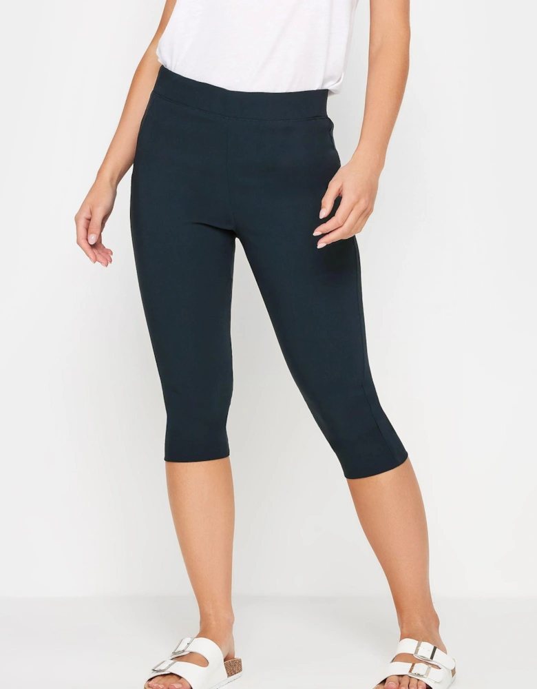 Petite Cropped Bengaline Trousers