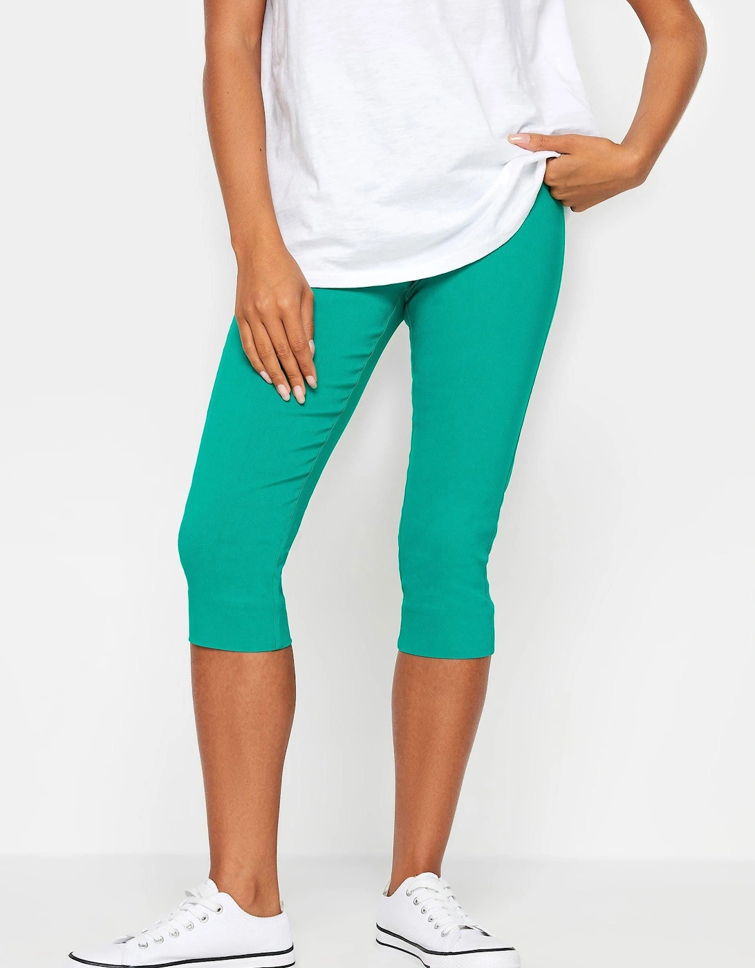 Petite Cropped Bengaline Trousers, 2 of 1