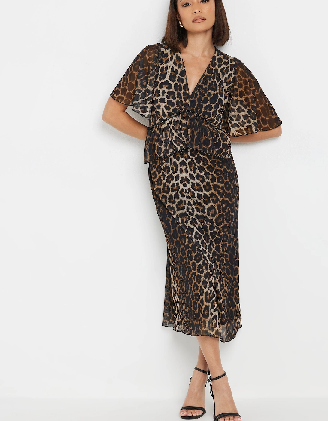 Petite Leopard Smock Dress, 2 of 1