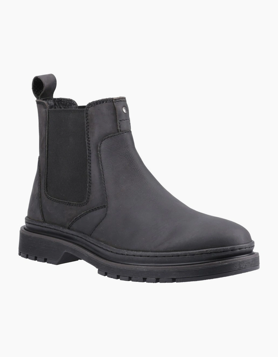 Hush Puppies Men's Black Jamie Leather Boots Uk Size 6 - Image 3