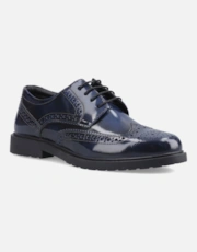 Navy Leather