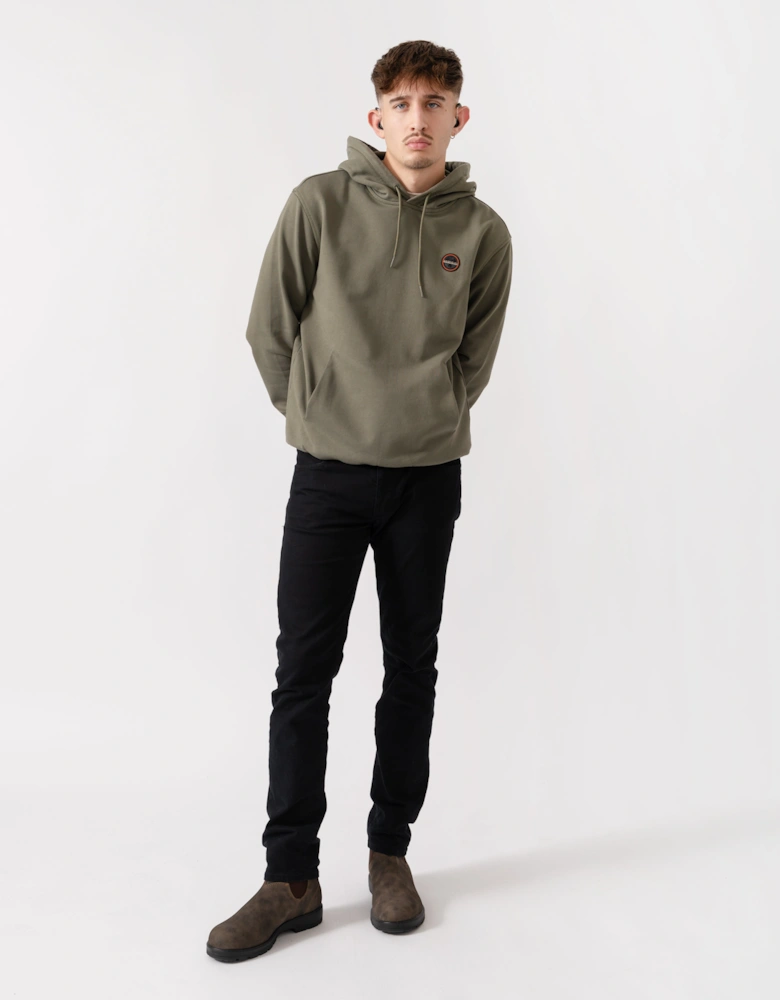 Badge Mens Hoodie - Tea Leaf G0A