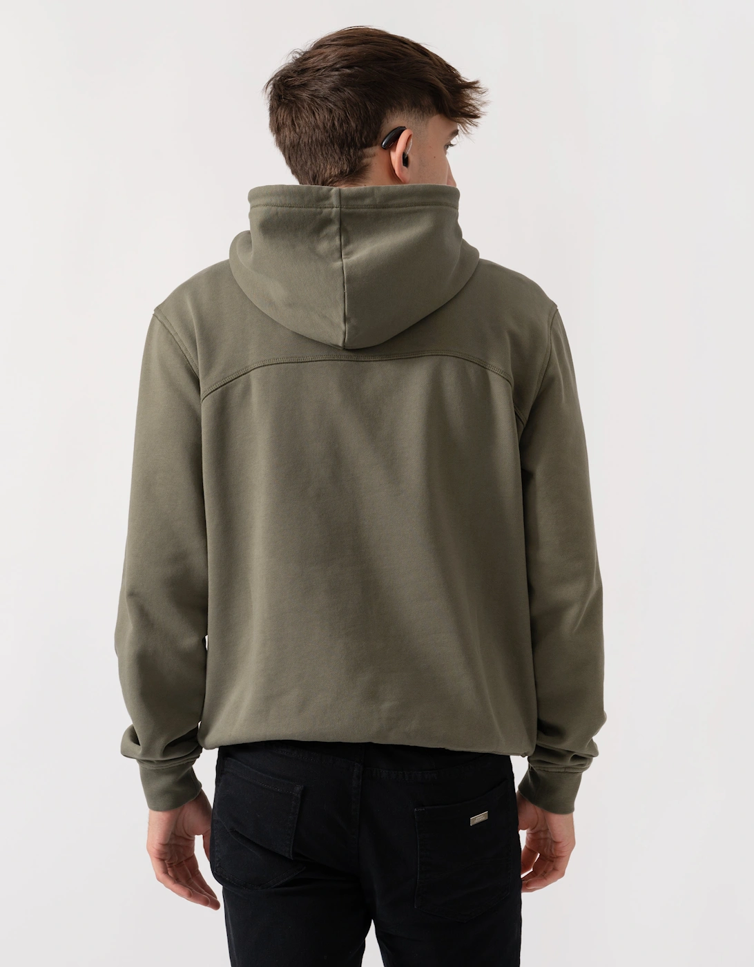 Badge Mens Hoodie - Tea Leaf G0A