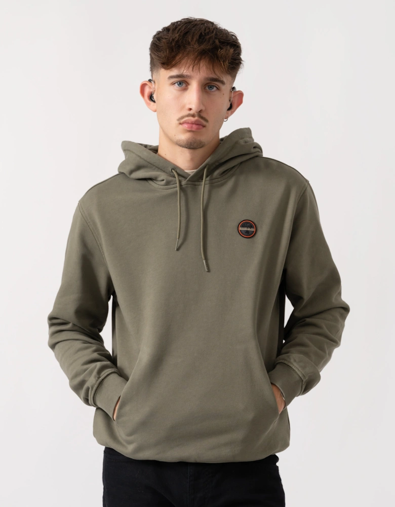 Badge Mens Hoodie - Tea Leaf G0A