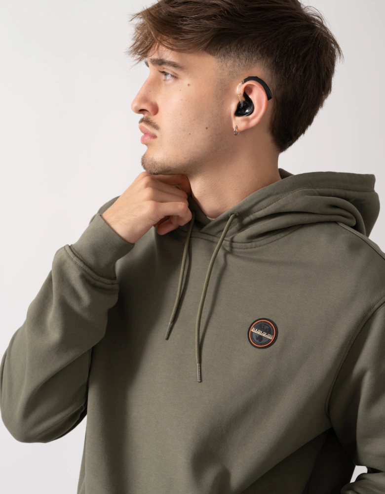 Badge Mens Hoodie - Tea Leaf G0A