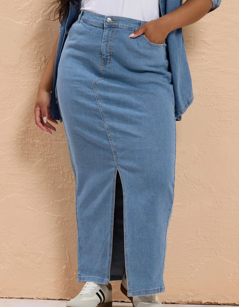 Maxi Denim Skirt
