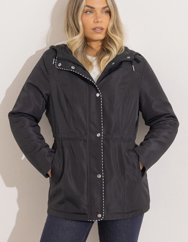 Teddy Lined Hooded Jacket
