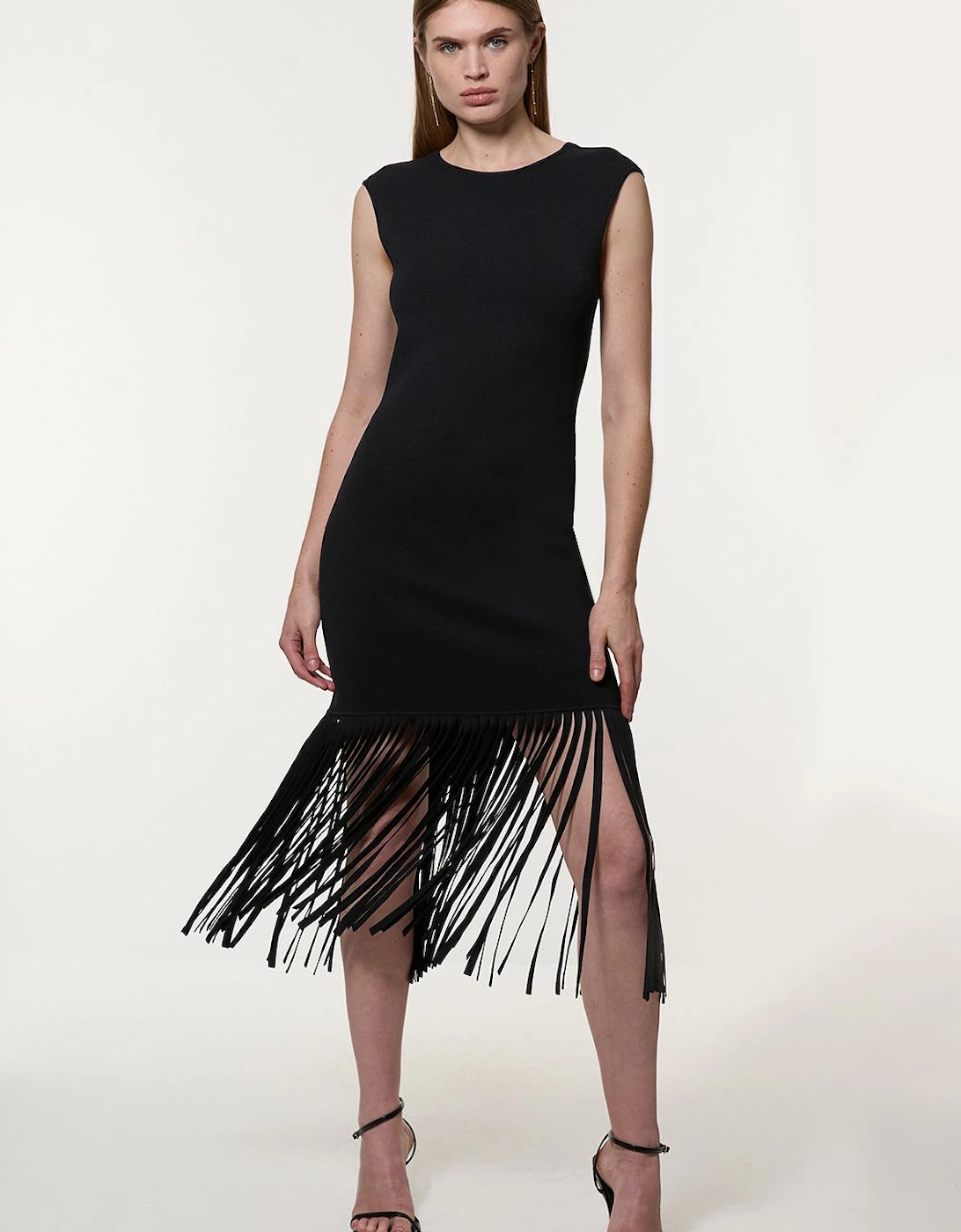 Petite Tassel Knitted Dress, 2 of 1