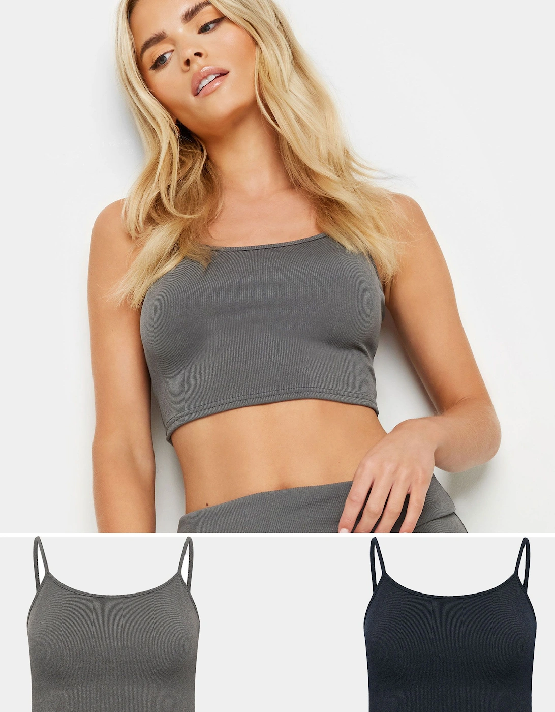 Petite 2 Pack Bralette Tops, 2 of 1