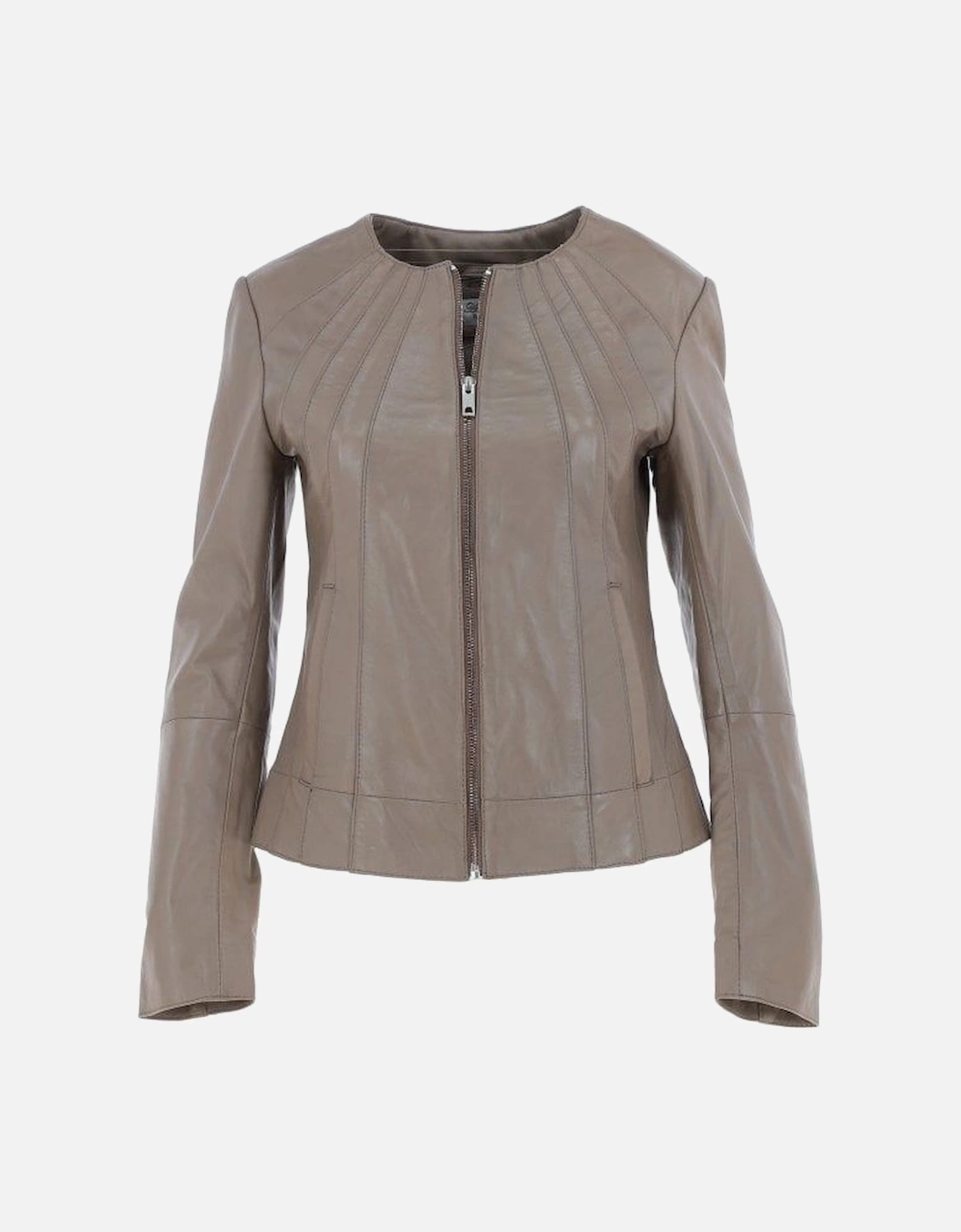 'Aliona' Real Leather Fashion Jacket Women Coat, 2 of 1