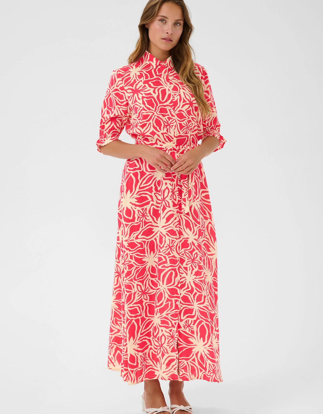 KAmira Printed Weave Shirt Dress, 2 of 1