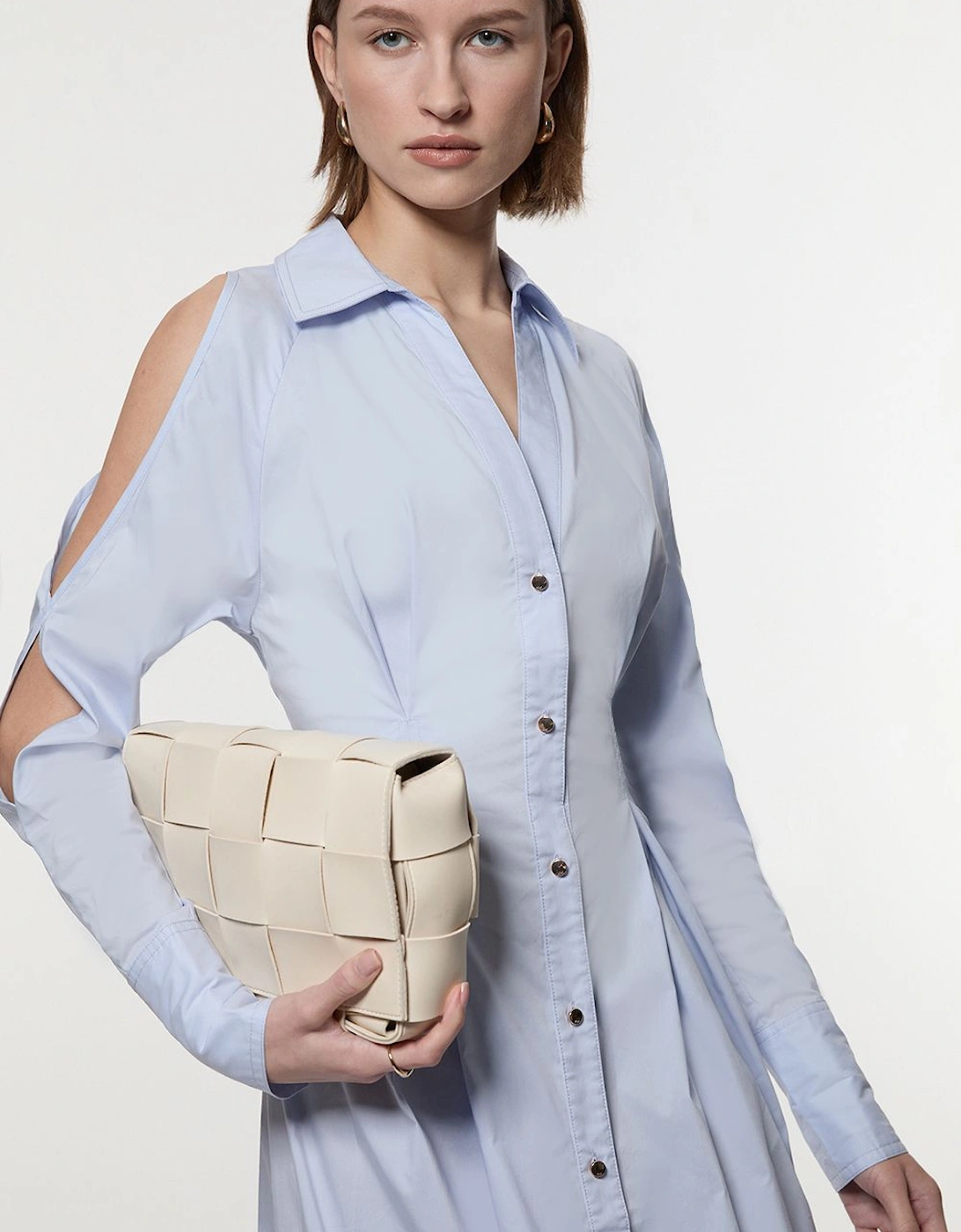 Cotton Poplin Woven Maxi Shirt Dress, 2 of 1