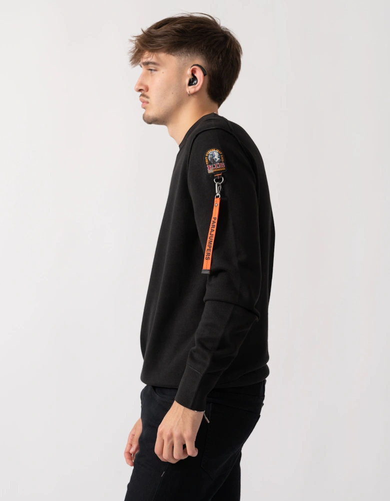 Basic Braw Mens Crew Neck Sweater - Black 541