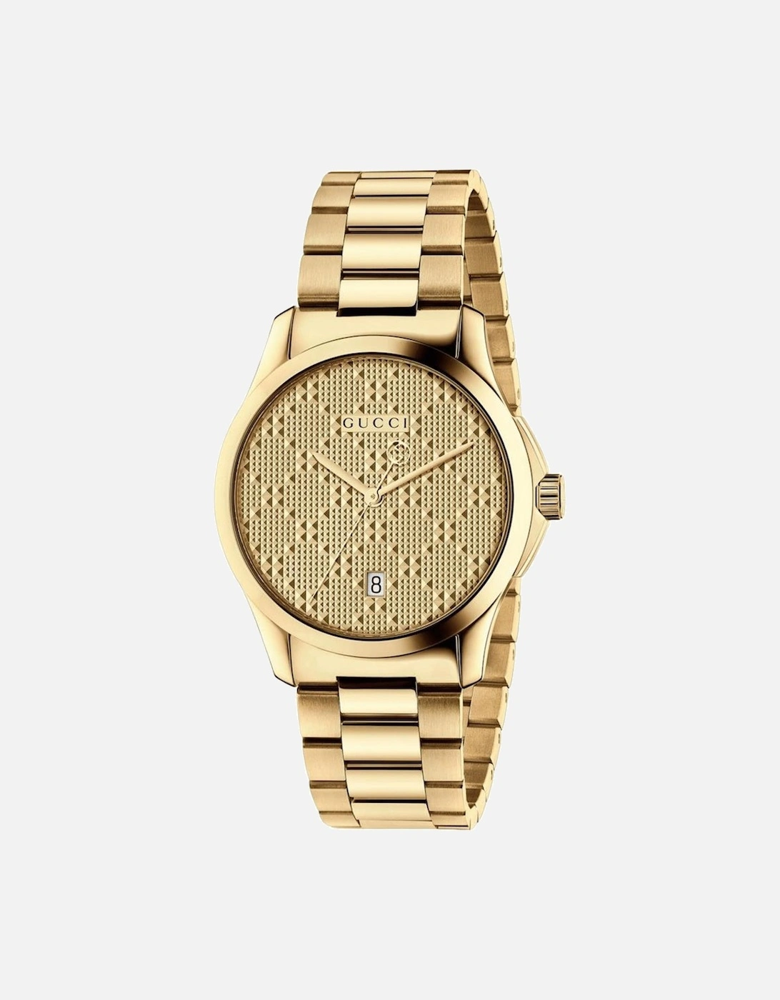 YA126461 G-Timeless Yellow Gold Dial Unisex Watch, 6 of 5