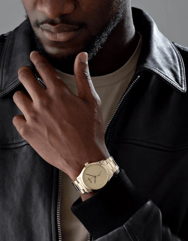 YA126461 G-Timeless Yellow Gold Dial Unisex Watch