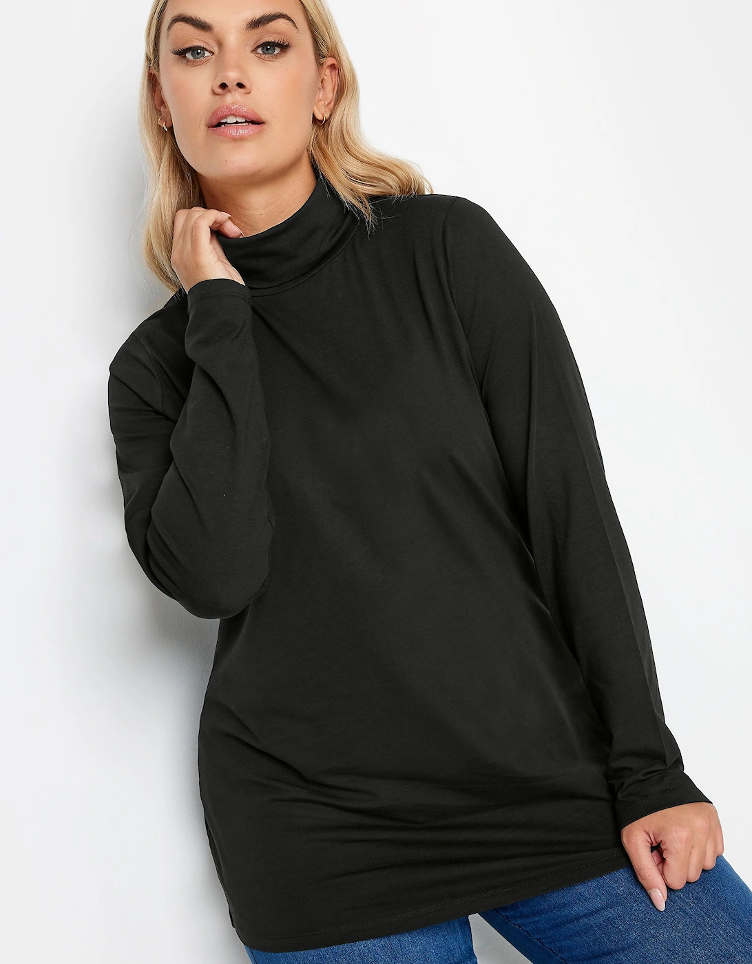 Long Sleeve Turtle Neck Top, 2 of 1