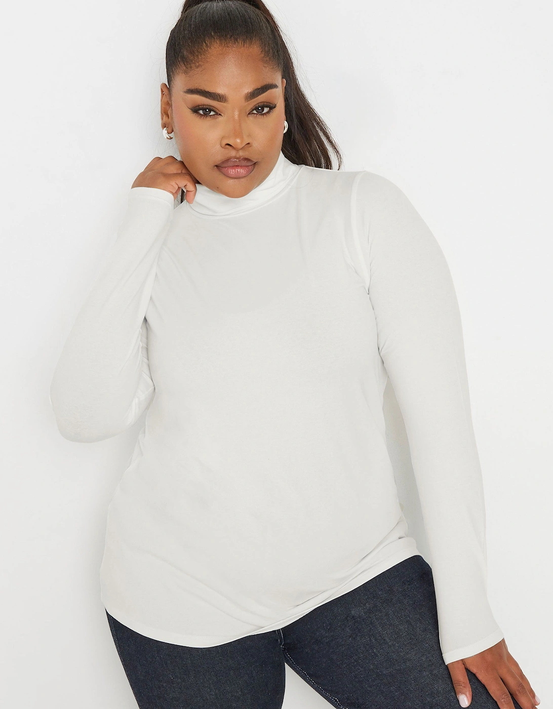 Long Sleeve Turtle Neck Top, 2 of 1