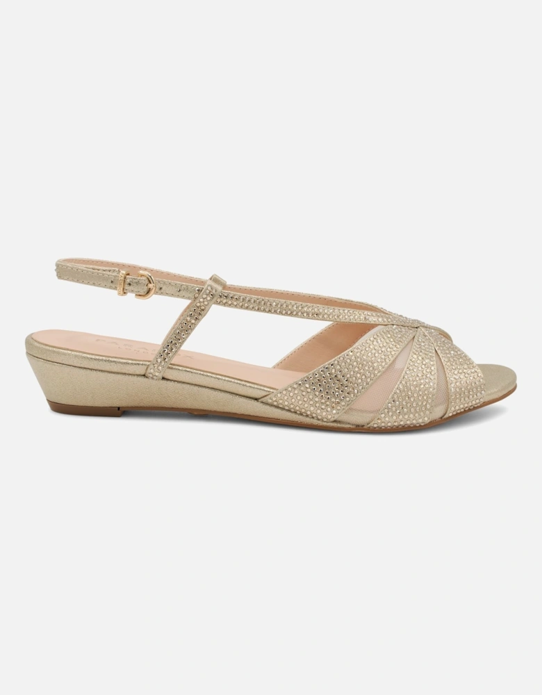 'Juliette' Low Heel Wedge Sandals