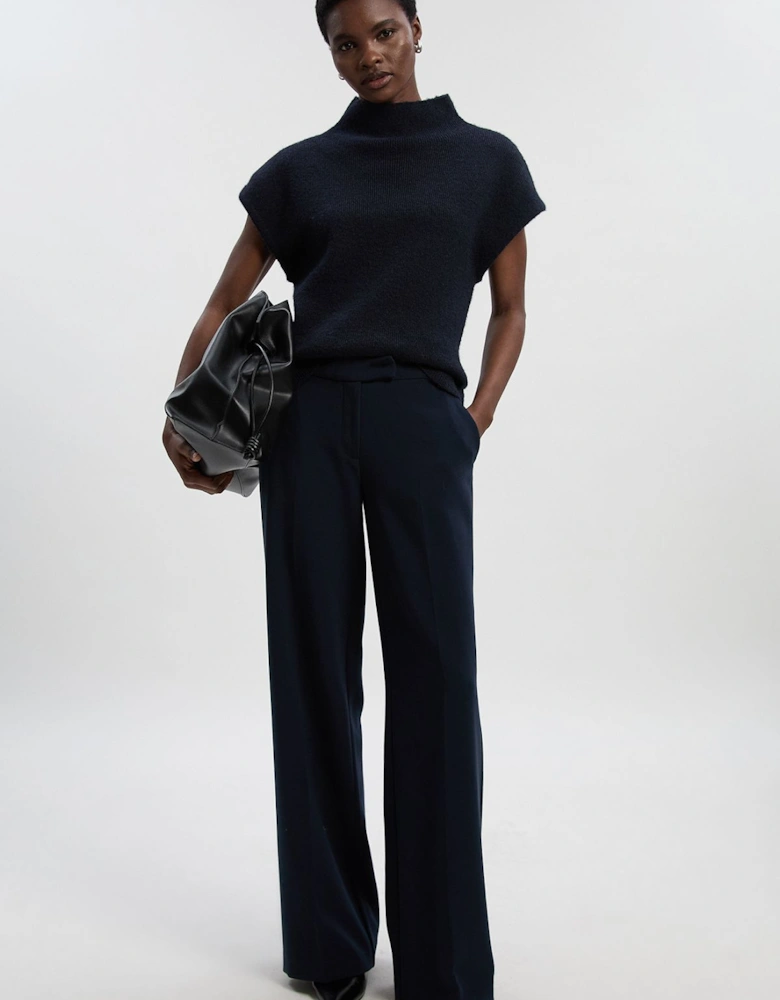 Compact Stretch Essential Tailored Straight Leg Trouser