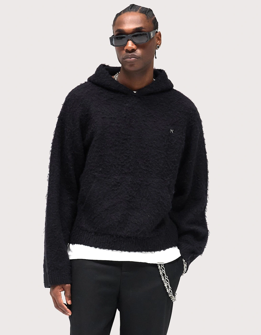 Textured Borg Hoodie, 4 of 3
