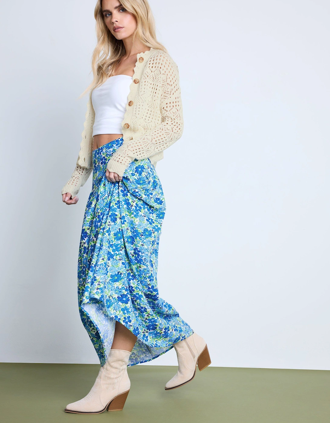 Petite Floral Maxi Skirt, 2 of 1